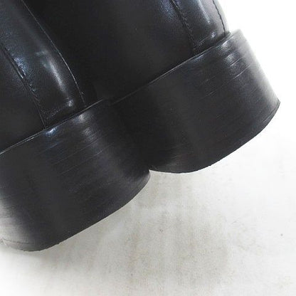 Gucci Short Boots Slit Black Leather — view 8