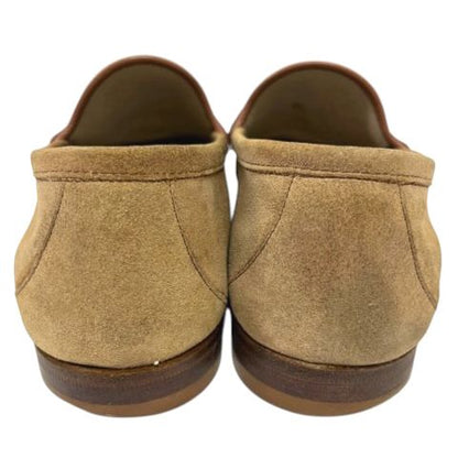 Gucci Bit Loafers Horsebit Beige 7.5 — view 4