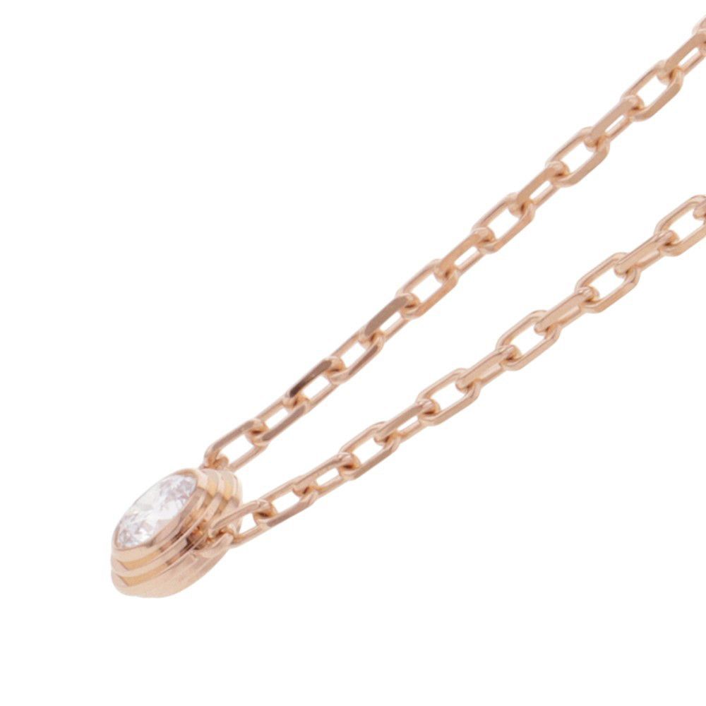 Cartier Necklace D'amour SM Small Model Diamond 18k Pink Gold Pendant — view 2