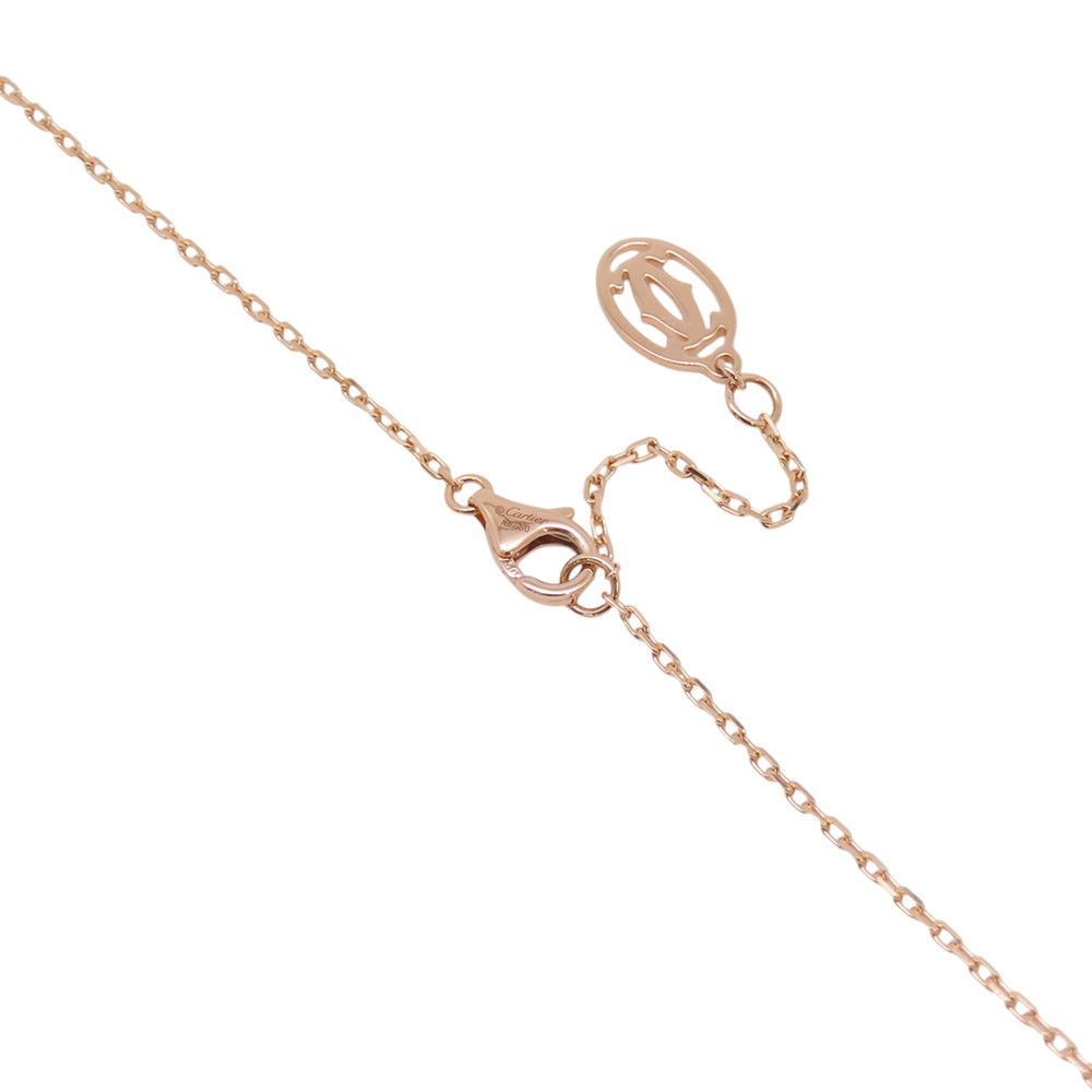 Cartier Necklace D'amour SM Small Model Diamond 18k Pink Gold Pendant — view 5