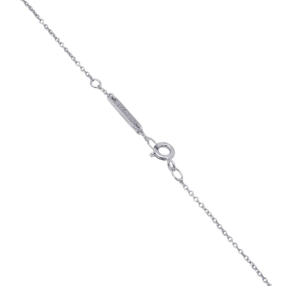 Bvlgari Necklace Corona Diamond 18k White Gold Pendant — view 5
