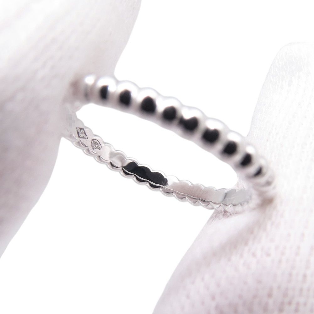 Van Cleef & Arpels Ring Perlee White Gold Pearl Small 18k White — view 5