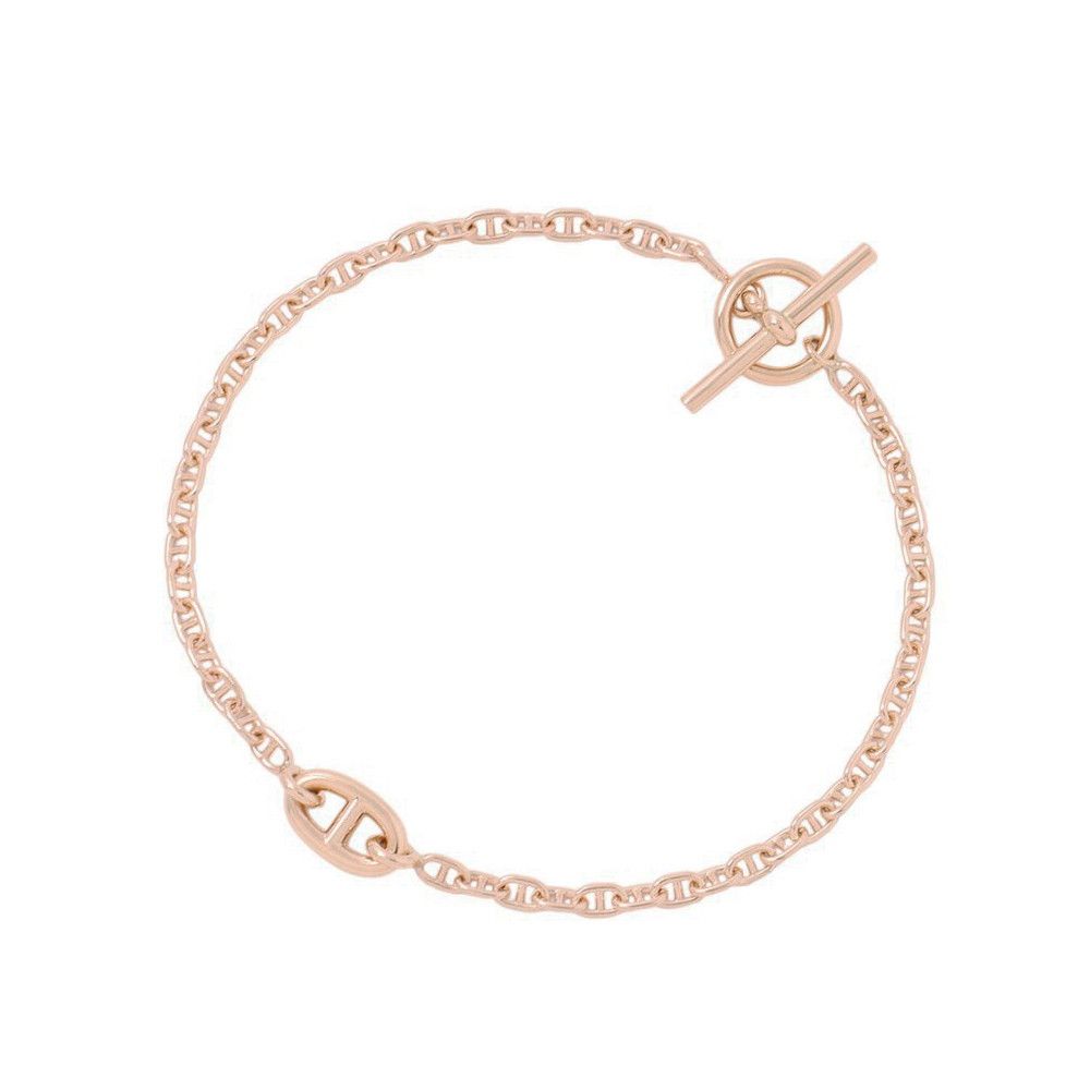 Hermes Bracelet Chaine D'ancre New Farandole 18k Pink Gold