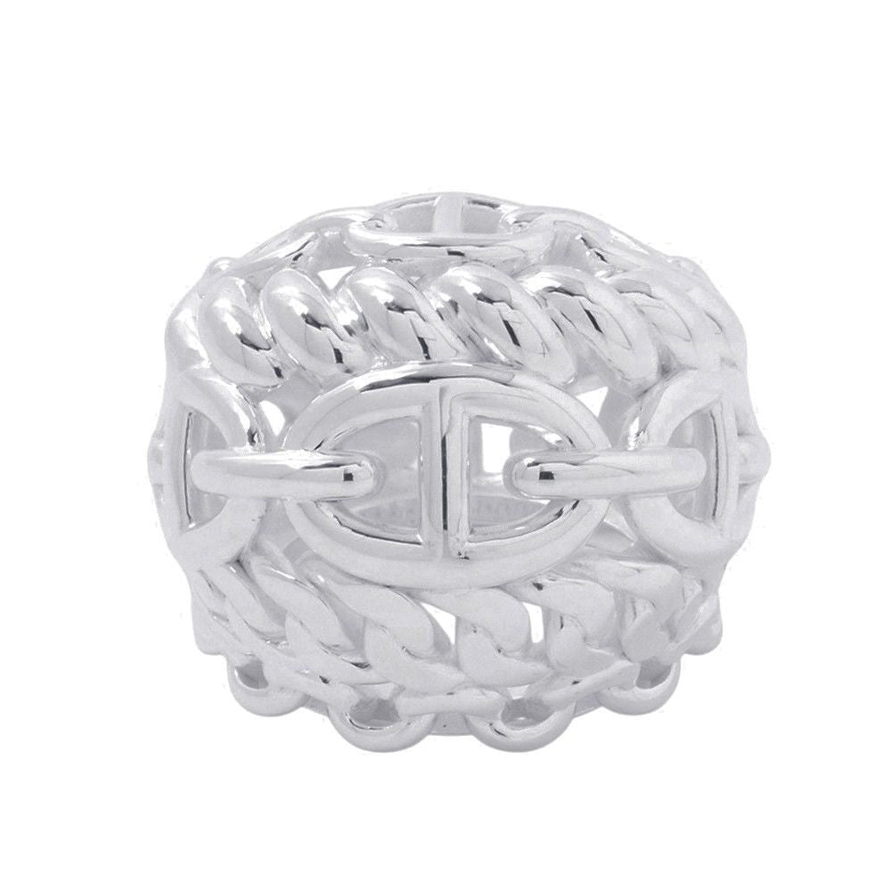 Hermes Ring Chaine D'ancre Multi Chain TGM Enchainee