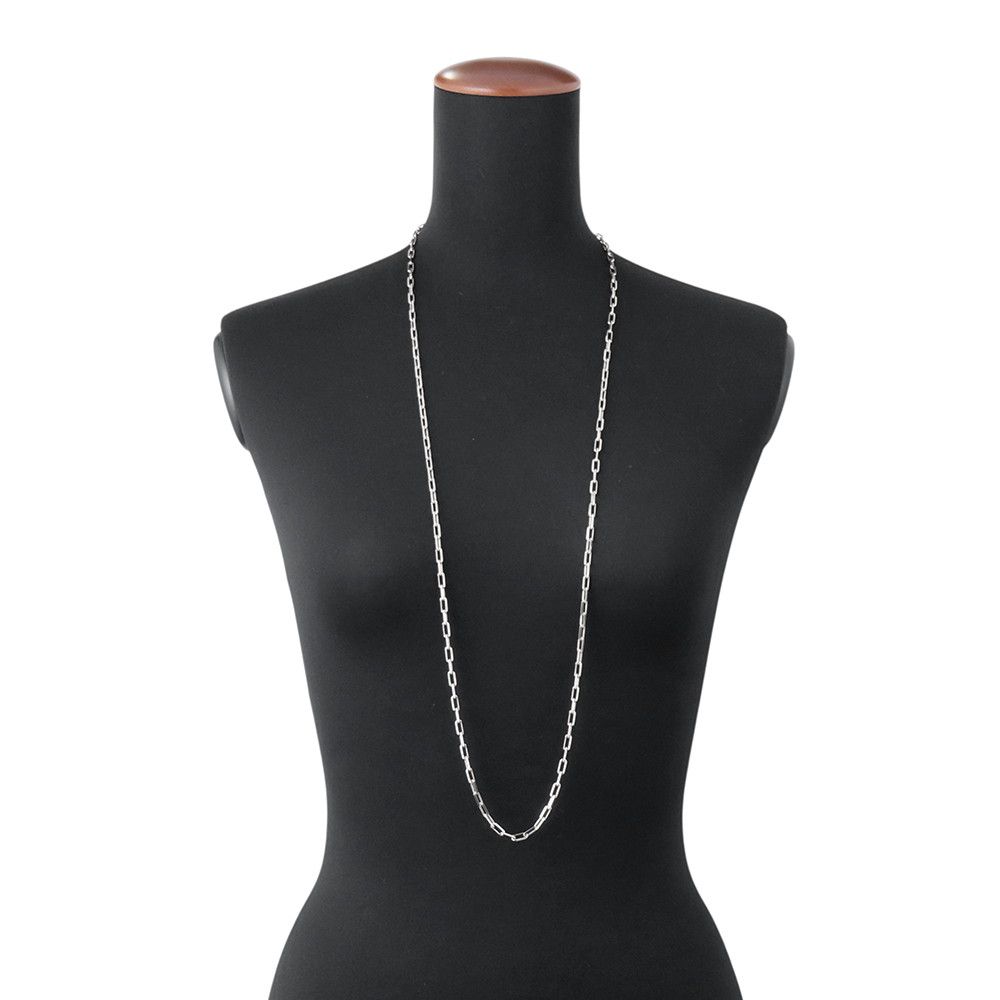 Cartier Necklace Santos de Cartier SM Small Model 18k White Gold Chain — view 3
