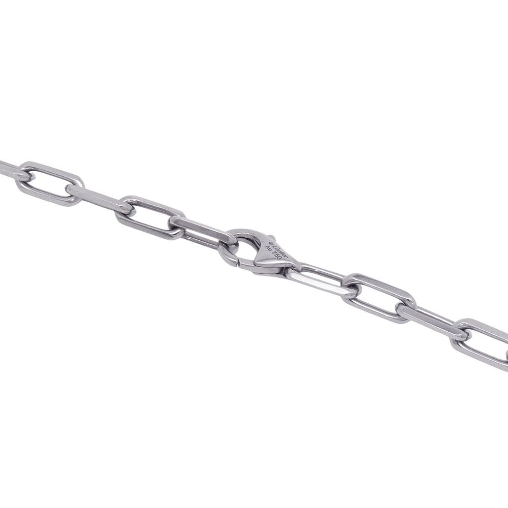 Cartier Necklace Santos de Cartier SM Small Model 18k White Gold Chain — view 4