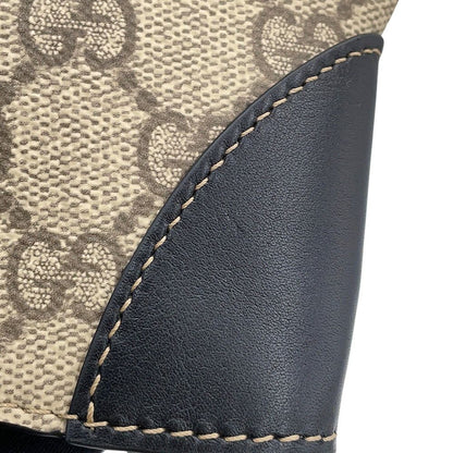 Gucci Shoulder Bag GG Emblem Super Mini Leather Black — view 6