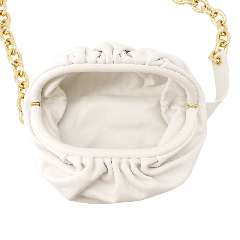 Bottega Veneta Belt Bag the Chain Pouch Calfskin White — view 6