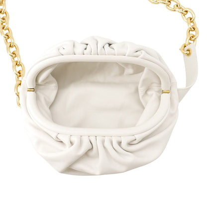 Bottega Veneta Belt Bag the Chain Pouch Calfskin White — view 6