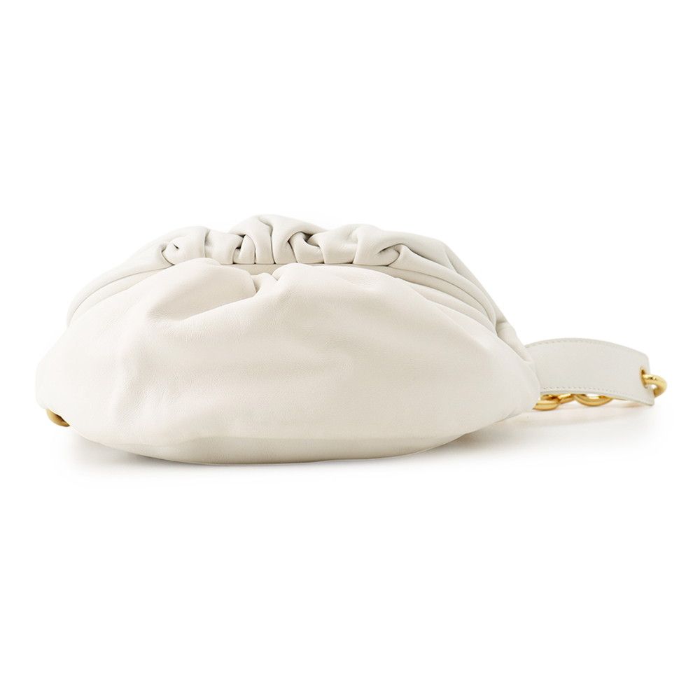 Bottega Veneta Belt Bag the Chain Pouch Calfskin White — view 4