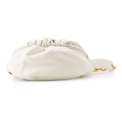 Bottega Veneta Belt Bag the Chain Pouch Calfskin White — view 4