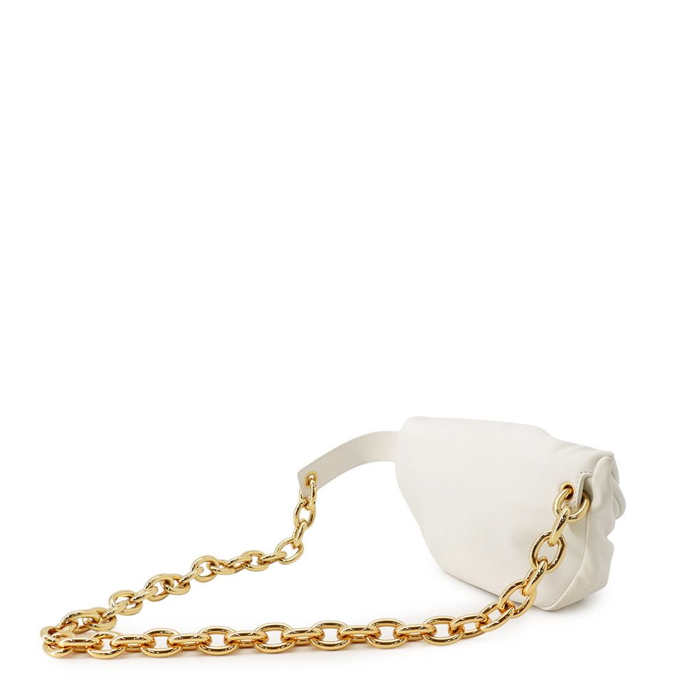 Bottega Veneta Belt Bag the Chain Pouch Calfskin White — view 2