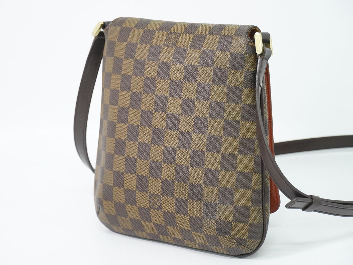 Louis Vuitton LV Musette Salsa Long Damier Ebene Shoulder Bag Pochette Brown — view 2