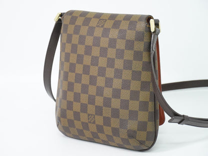 Louis Vuitton LV Musette Salsa Long Damier Ebene Shoulder Bag Pochette Brown — view 2