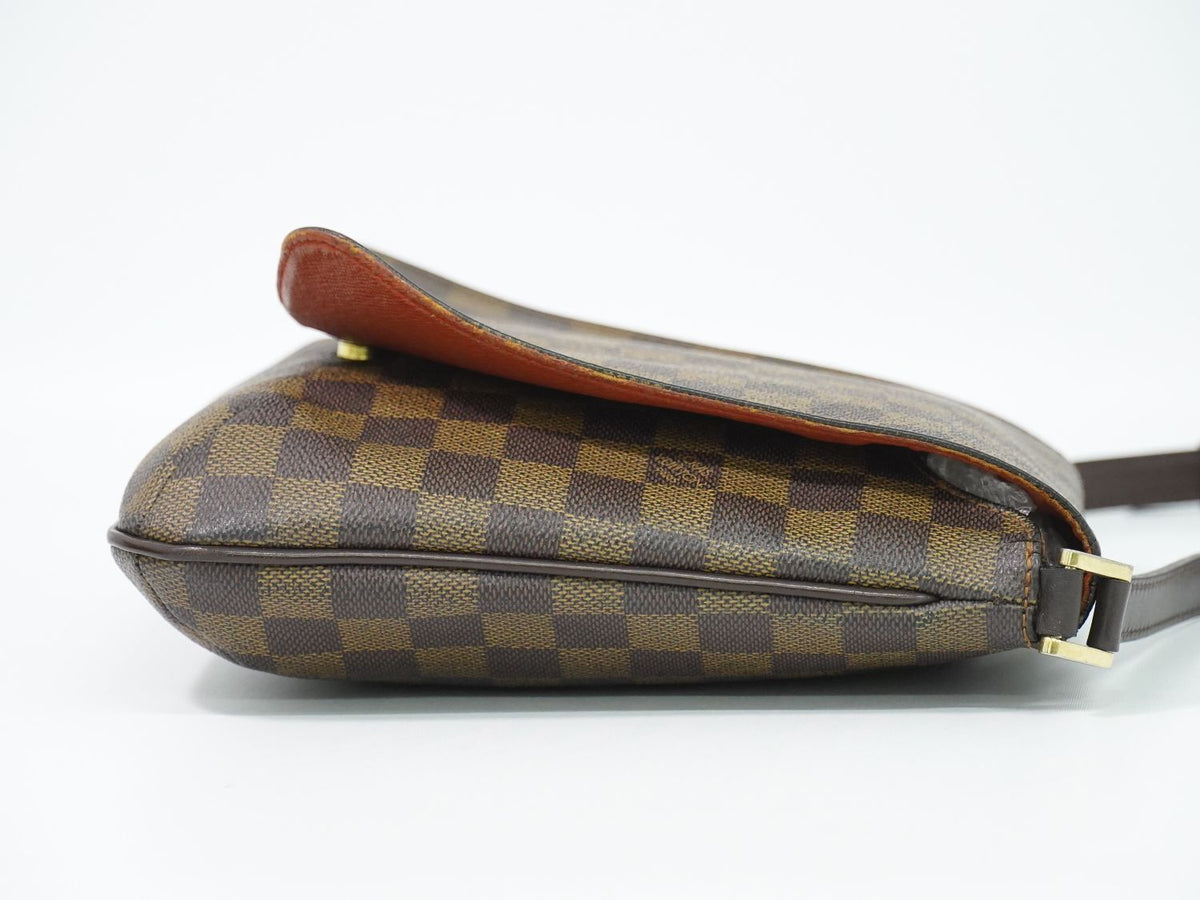 Louis Vuitton LV Musette Salsa Long Damier Ebene Shoulder Bag Pochette Brown — view 4
