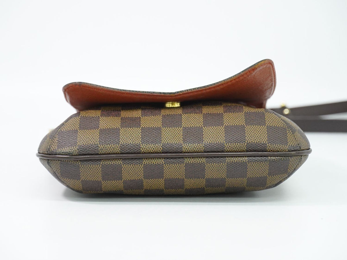 Louis Vuitton LV Musette Salsa Long Damier Ebene Shoulder Bag Pochette Brown — view 3