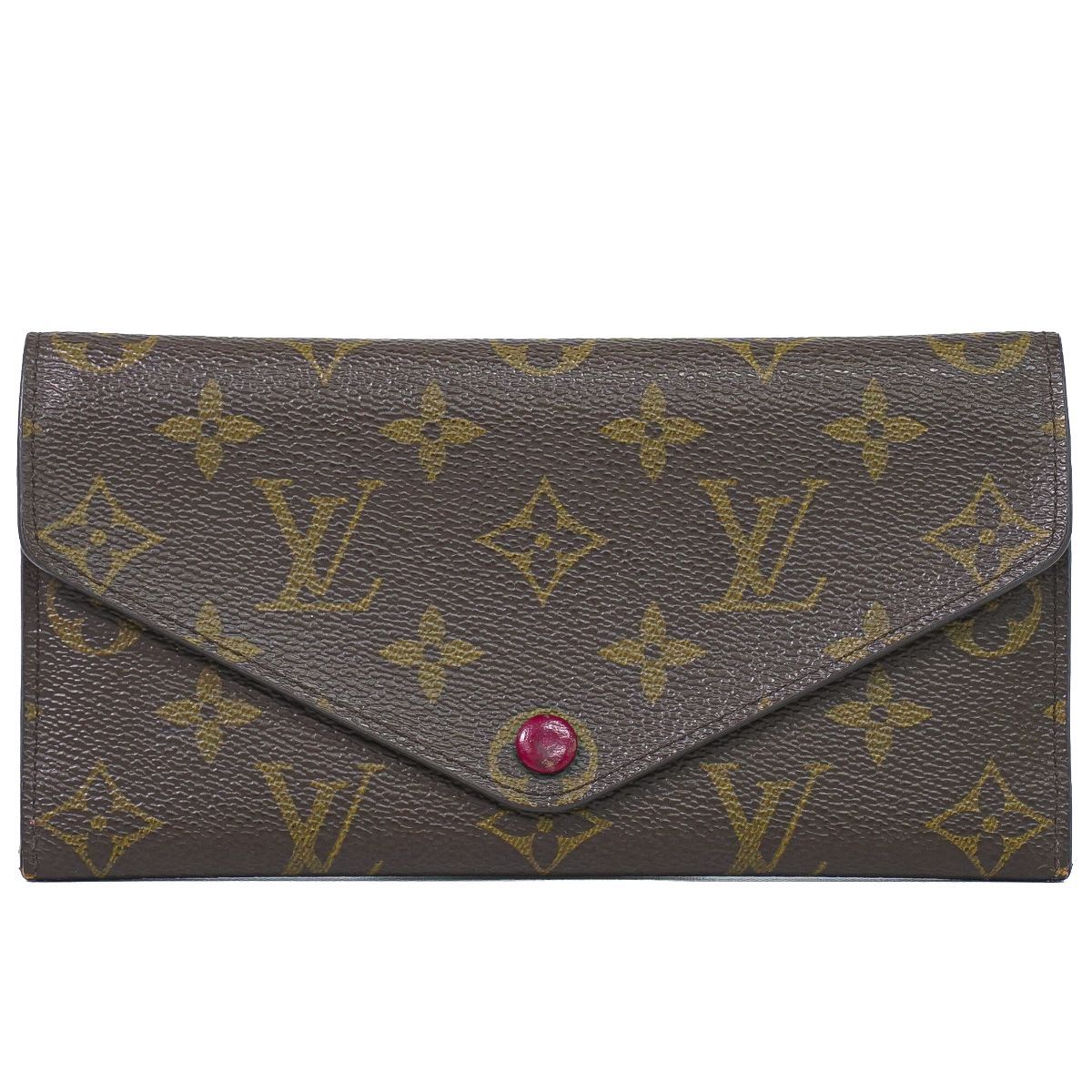 Louis Vuitton LV Portefeuille Josephine Monogram Wallet Brown