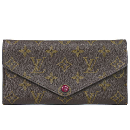 Louis Vuitton LV Portefeuille Josephine Monogram Wallet Brown