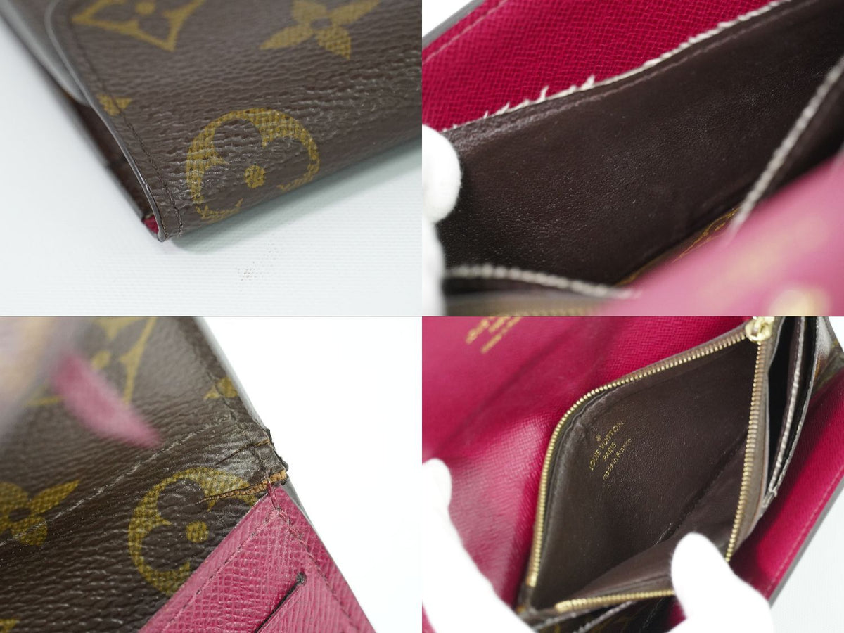 Louis Vuitton LV Portefeuille Josephine Monogram Wallet Brown — view 8