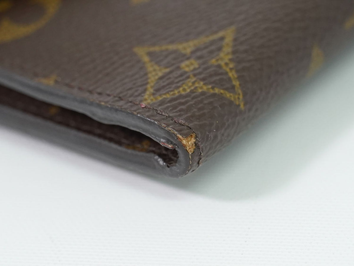 Louis Vuitton LV Portefeuille Josephine Monogram Wallet Brown — view 6