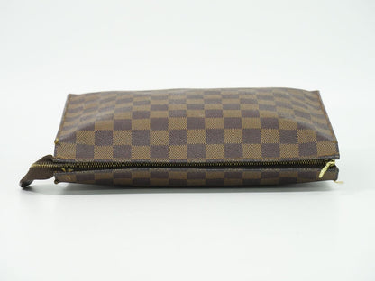 Louis Vuitton LV Poche Toilet 26 Damier Ebene Pouch Clutch Brown — view 5