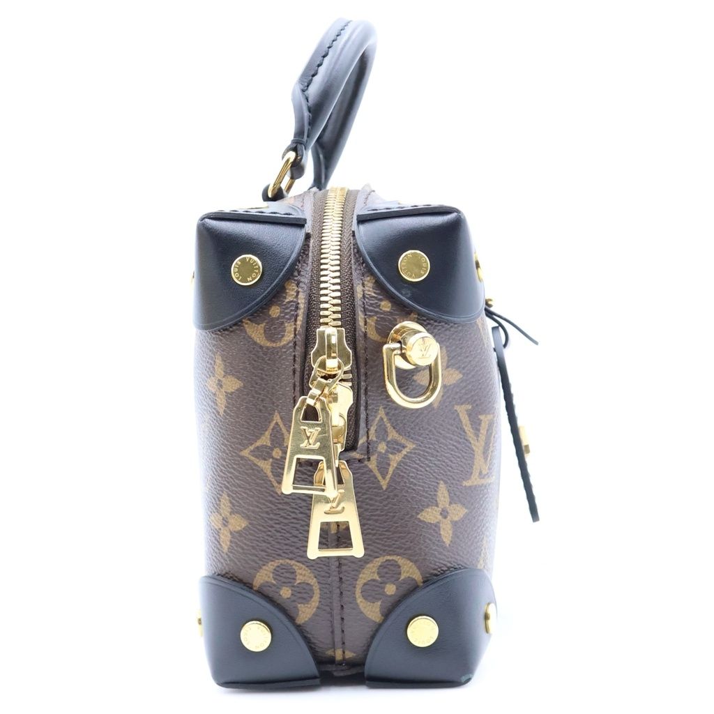Louis Vuitton Monogram Canvas Petite Malle Souple 2-Way Chain Shoulder Bag — view 3
