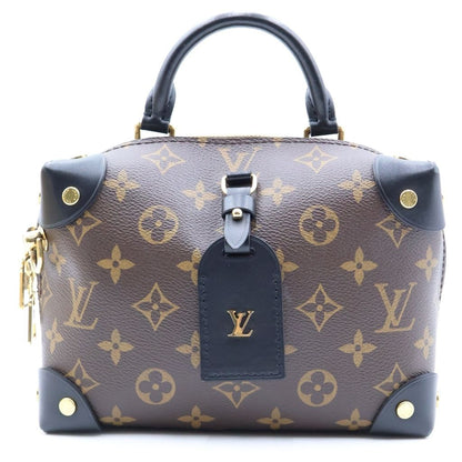 Louis Vuitton Monogram Canvas Petite Malle Souple 2-Way Chain Shoulder Bag