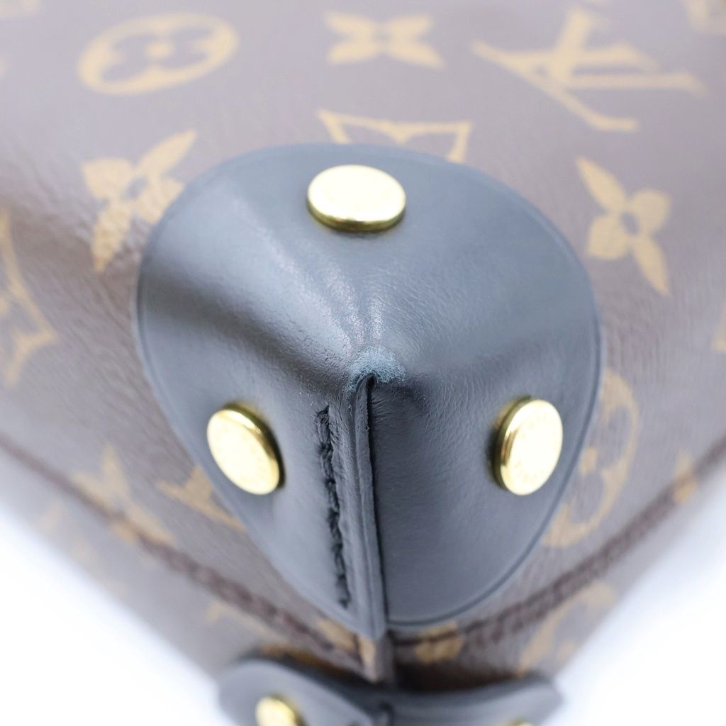 Louis Vuitton Monogram Canvas Petite Malle Souple 2-Way Chain Shoulder Bag — view 5