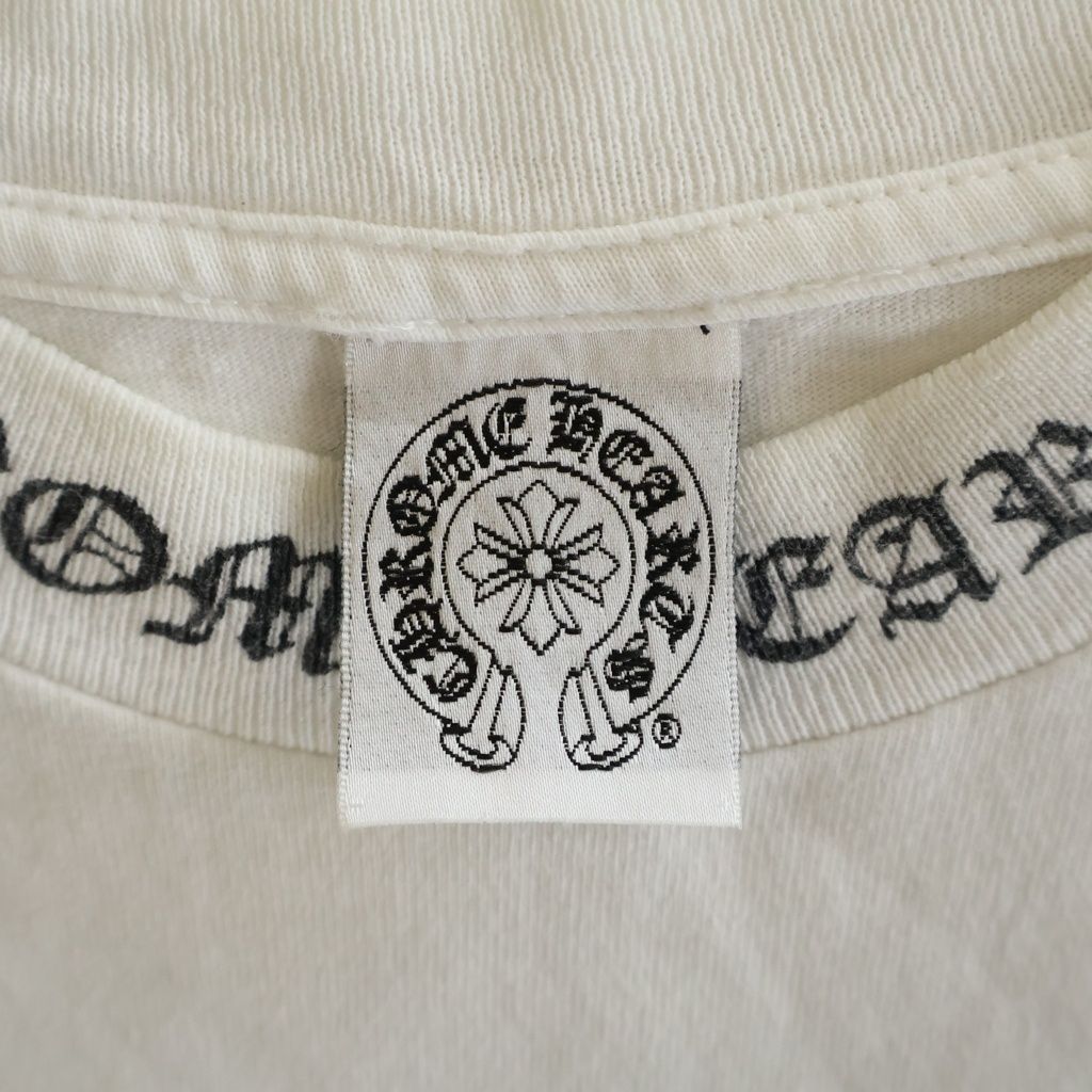 Chrome Hearts Vintage Vine Dagger Scroll Ravel Logo Short Sleeve Tee Label — view 7