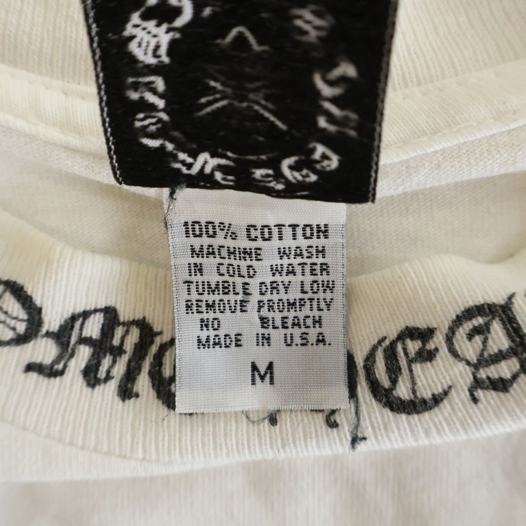 Chrome Hearts Vintage Vine Dagger Scroll Ravel Logo Short Sleeve Tee Label — view 8