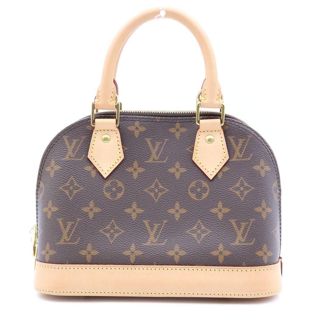 Louis Vuitton Alma BB 2-Way Shoulder Bag Monogram Leather Brown