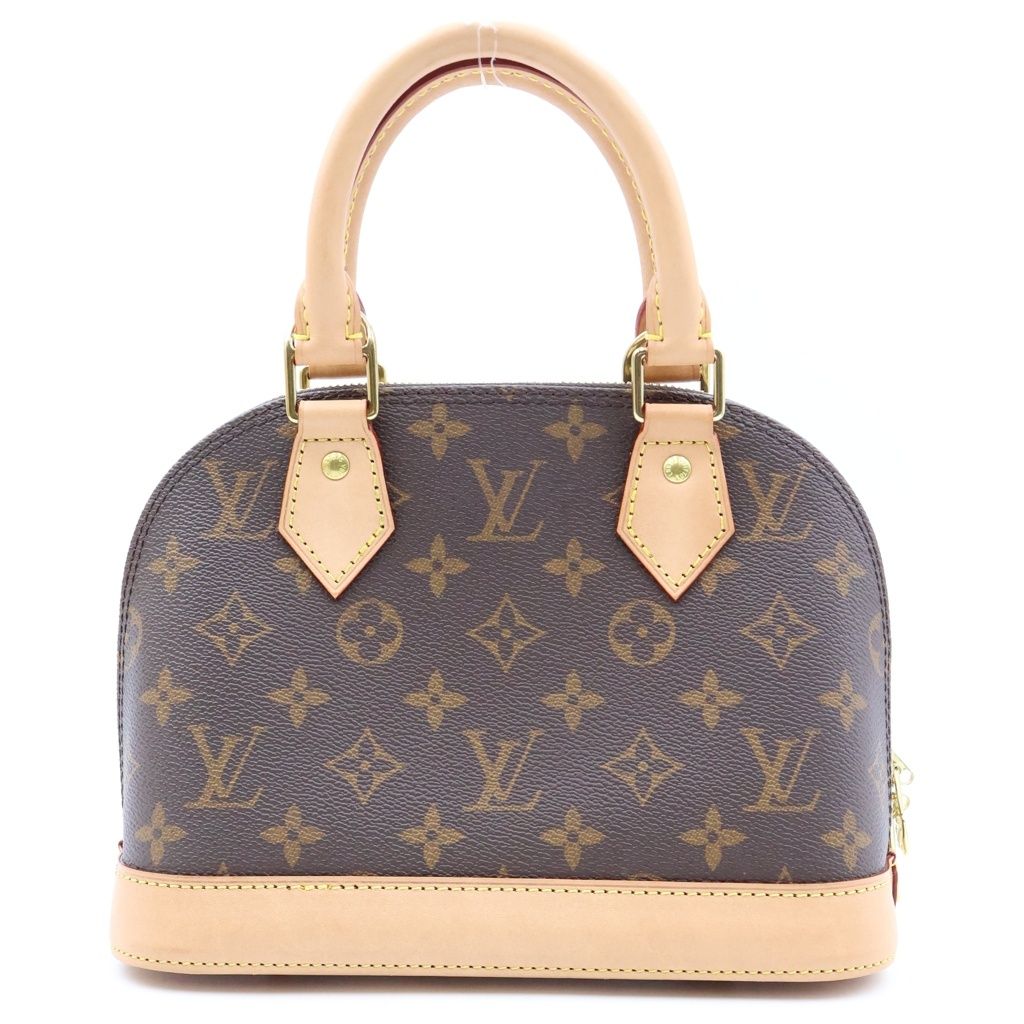 Louis Vuitton Alma BB 2-Way Shoulder Bag Monogram Leather Brown — view 2