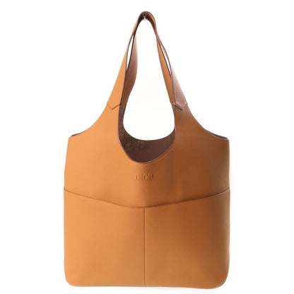 Dior Prive Tote Bag Leather Brown