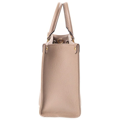 Louis Vuitton Monogram Empreinte On The Go PM 2-Way Shoulder Bag Beige Leather — view 3
