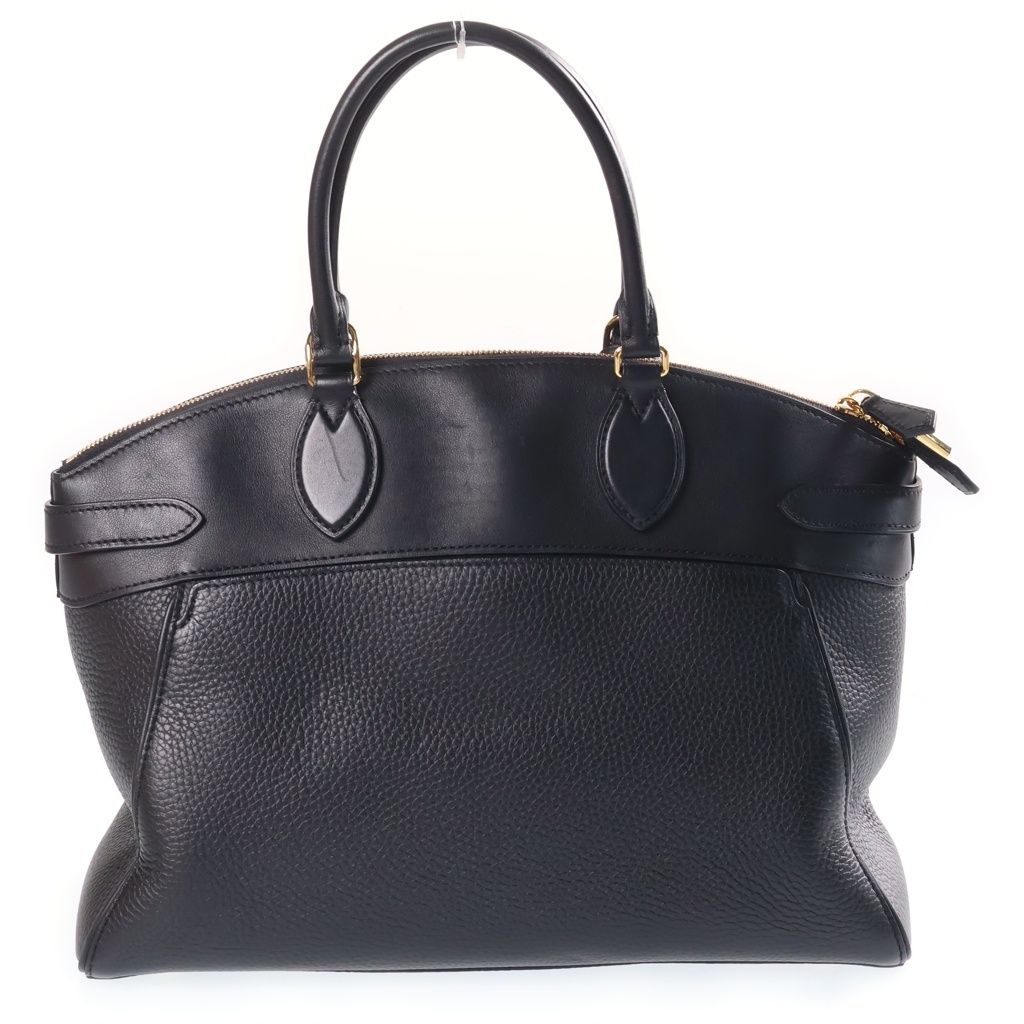 Louis Vuitton Lockit MM Handbag 2-Way Shoulder Leather Black — view 2