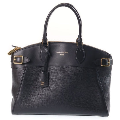 Louis Vuitton Lockit MM Handbag 2-Way Shoulder Leather Black