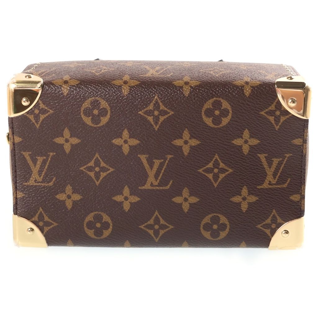Louis Vuitton Monogram Reverse Speedy Trunk 20 Leather 2-Way Hand Chain — view 4