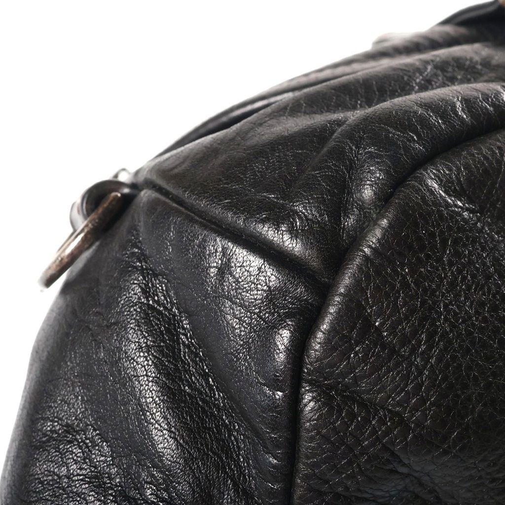 Chrome Hearts 1 Snat Pack Dagger Zip Gunslinger Belt Leather Waist Bag Black — view 5