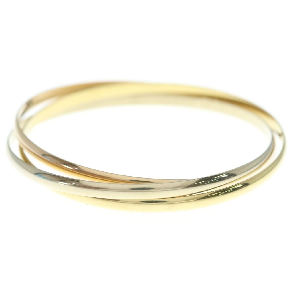 Cartier Trinity Bracelet Bangle 18k Pink Gold 18k White Yellow — view 2