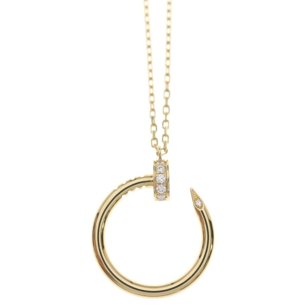 Cartier Juste un Clou Diamond Necklace Yellow Gold — view 3