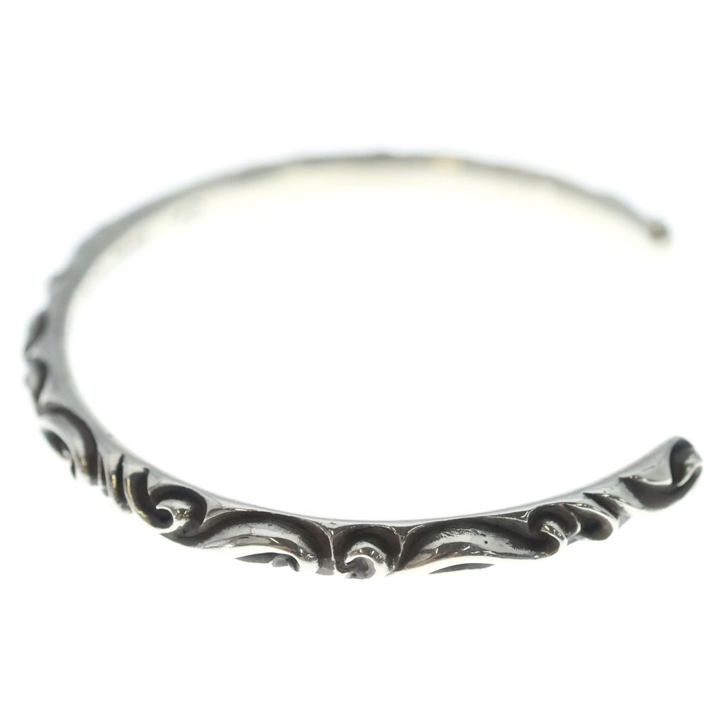 Chrome Hearts Bangle Scroll Band Bracelet Silver — view 4