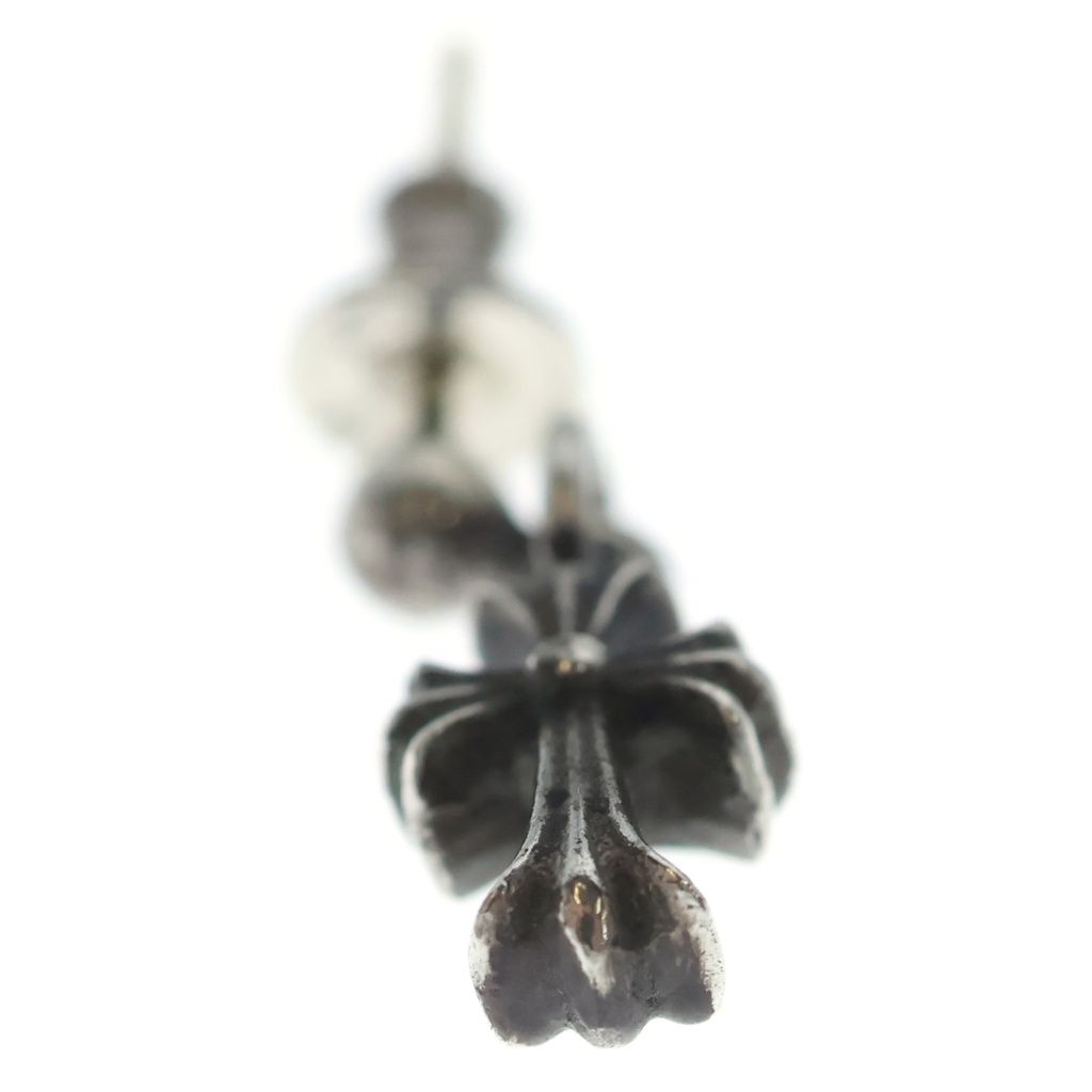 Chrome Hearts Drp Stck CH Stack CH Cross Drop Earrings Silver — view 5
