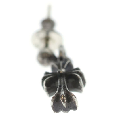 Chrome Hearts Drp Stck CH Stack CH Cross Drop Earrings Silver — view 5