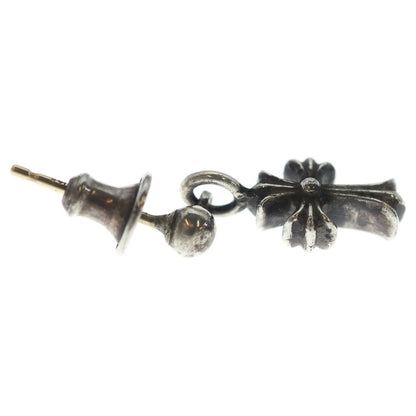 Chrome Hearts Drp Stck CH Stack CH Cross Drop Earrings Silver — view 4