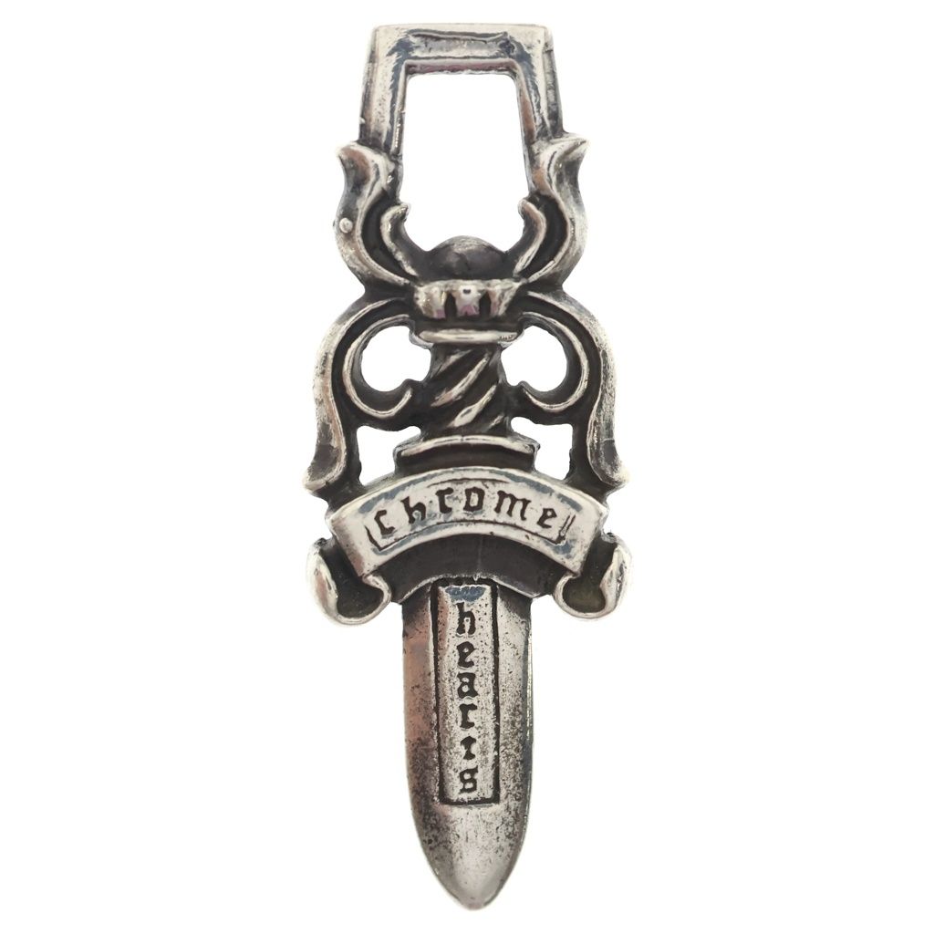 Chrome Hearts 10 Dagger Pendant Silver