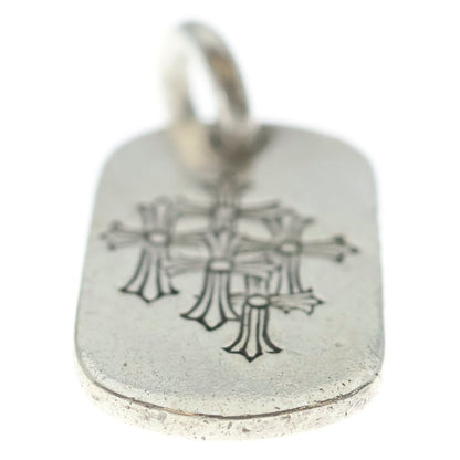 Chrome Hearts Raised Dogtag Dog Tag Charm Pendant Silver — view 5