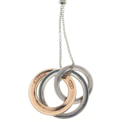 Tiffany & Co Interlocking Circle Pendant Chain Silver — view 3