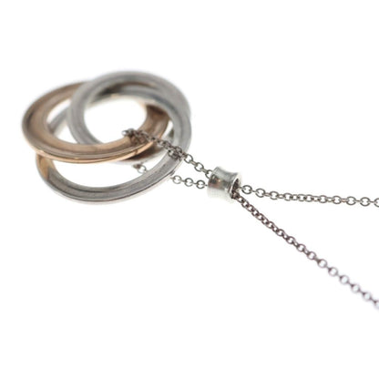 Tiffany & Co Interlocking Circle Pendant Chain Silver — view 5