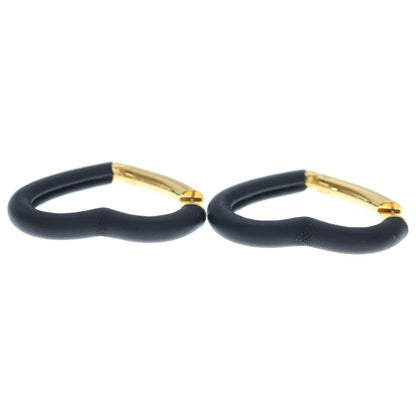 Hermes Eau Coeur du Faubourg Earrings Black Gold Swift — view 3