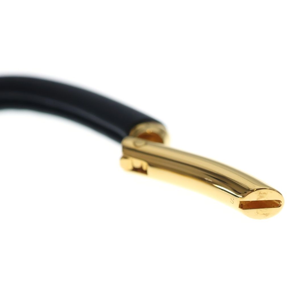 Hermes Eau Coeur du Faubourg Earrings Black Gold Swift — view 6